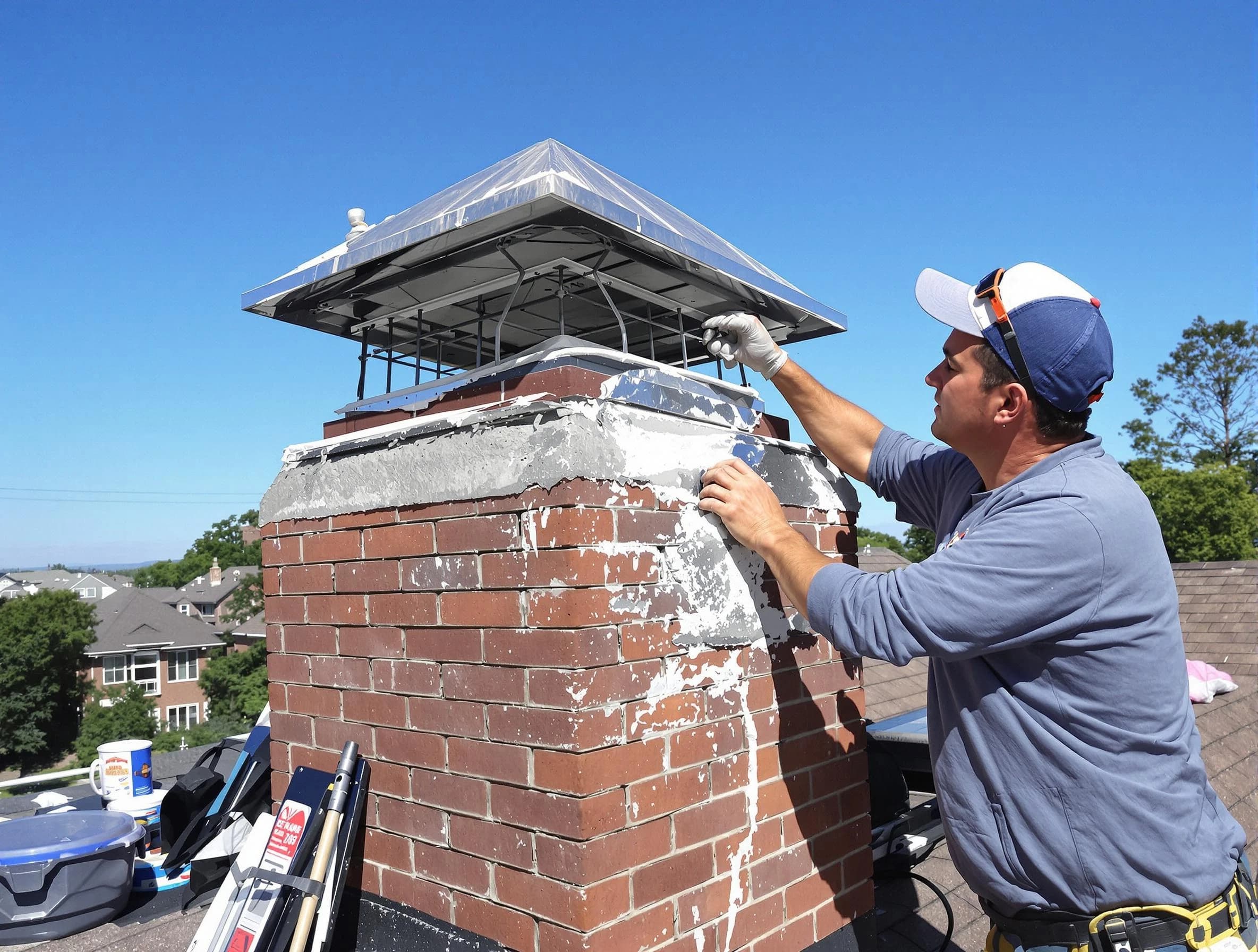 Chimney Crown Services service in Tuttle, OK
